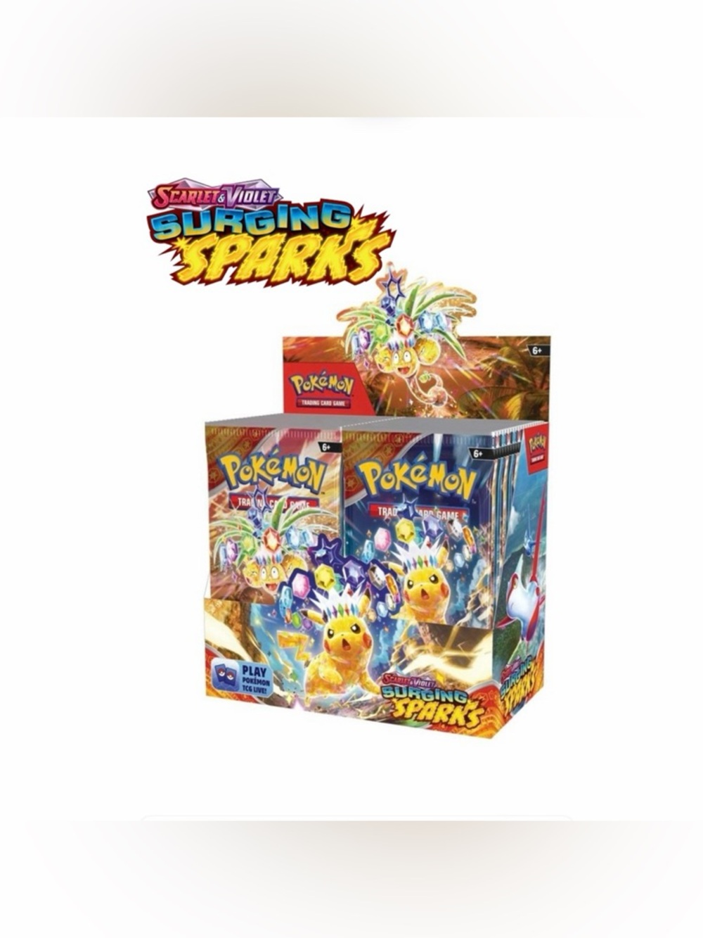 Sealed Pokémon Scarlet & Violet: Surging Sparks Booster Box (36 Packs)